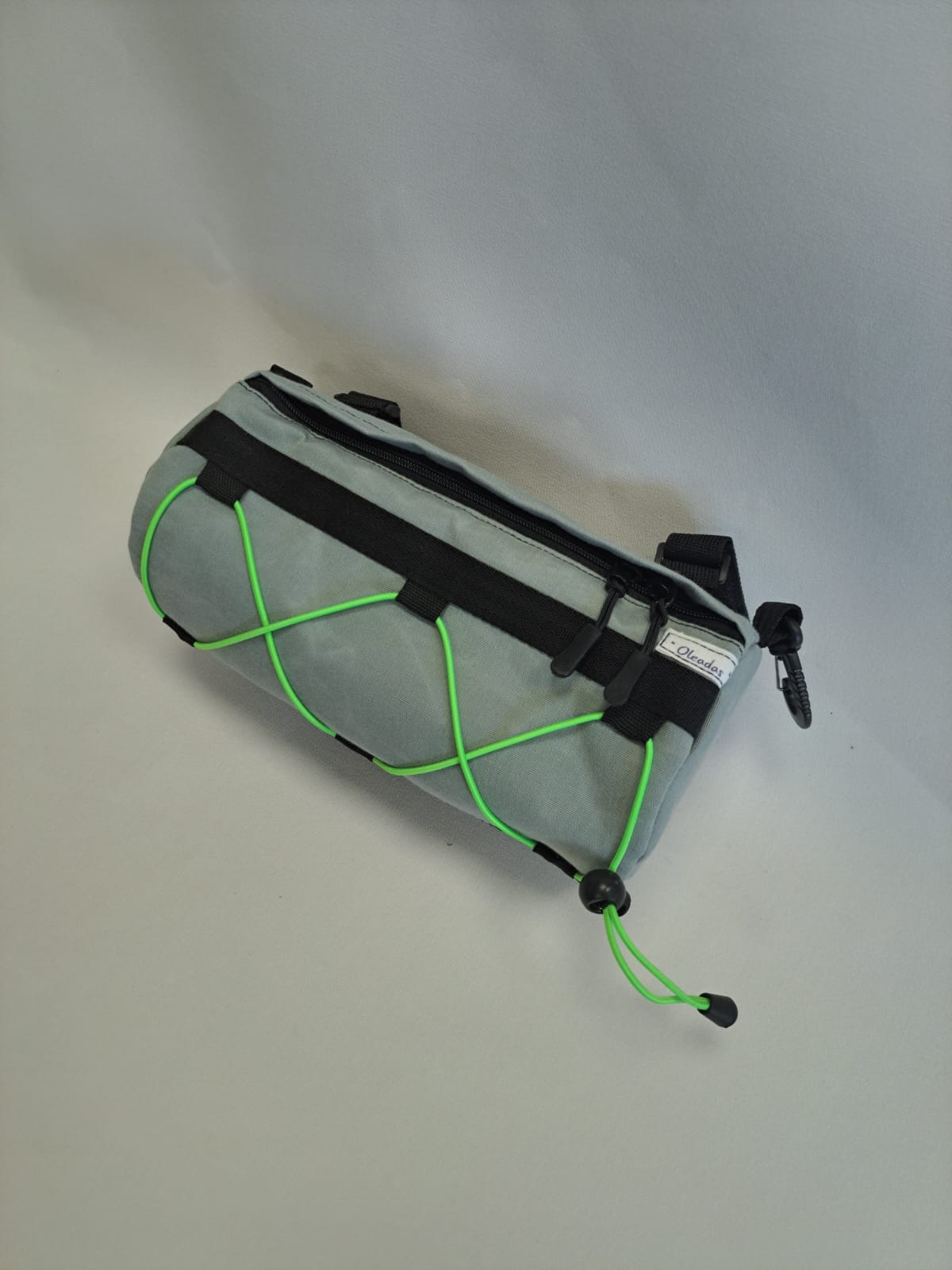 D-biker Redondo Nicolau – gris impermeable en tela de toldo reciclada